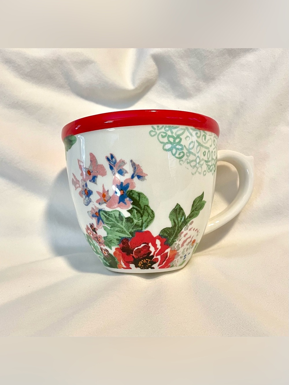 *EUC* Pioneer Woman Country Garden Coffee/Tea Mug/Cup - 17 oz  - Floral Pattern